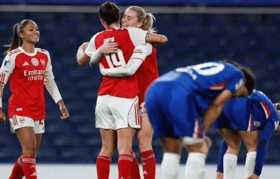 米兰体育解析阿森纳女足总比分3-2淘汰切尔西，晋级欧冠四强